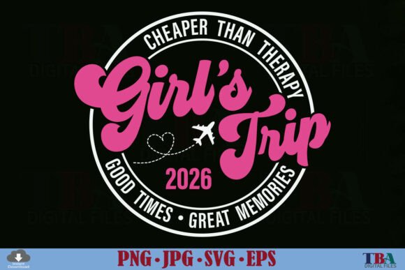 Download Girls Trip 2026 PNG, Family Vacation SVG - Girls trip Collection